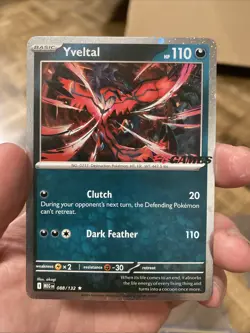 Yveltal 88/132 Pokemon Mega Evolution GAMESTOP EBGAMES STAMPED Promo SEALED NEW - Image 1