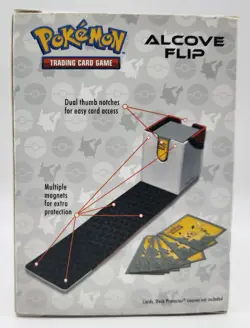 Pokemon TCG Ultra Pro Alcove Flip Deck Box - Ultra Ball Design Leather Case New - Image 2