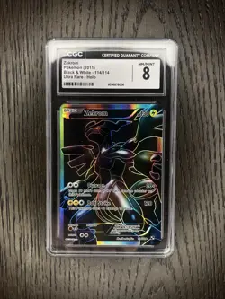 Zekrom Full Art Ultra Rare CGC 8 Pokemon 2011 Black & White #114 Low POP 63! - Image 1