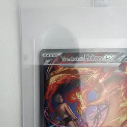Pokemon Team Rocket's Moltres EX 229/182 Special Illustration Rare Holo Full Art - Image 5