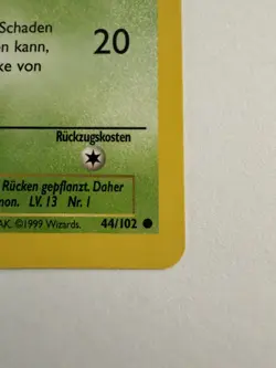 Pokemon - Base Set - Bulbasaur 44/102 - Bisasam 1st Edition - GERMAN - NM - Image 5