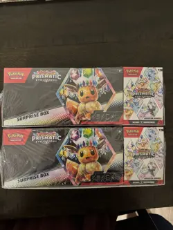 Sam’s Club Pokemon Prismatic Evolutions Surprise Box & Booster Bundle X2 - Image 1