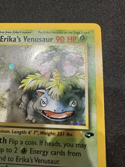 Pokemon Erika's Venusaur 4/132 Gym Challenge Holo Rare NM- LP++ - Image 3