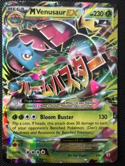 M Venusaur EX 2/83 Holo Rare Pokemon 2016 Generations LP - Image 4
