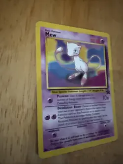 Pokemon TCG Mew WOTC Black Star Promo #8 LP+ Vintage 1999/2000 Wizards 23/151 - Image 3