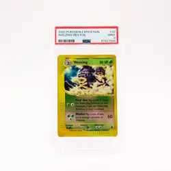 Weezing - 32/165 PSA 9 Expedition e-Reader Reverse Holo Rare Pokemon - MINT - Image 1