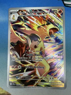 Ethan’s Typhlosion 190/182 IR Destined Rivals Alt Art 2025 Pokemon Card - Image 1