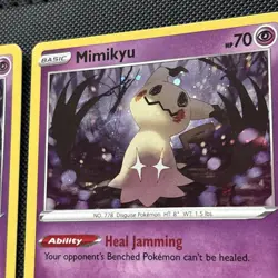 Mimikyu 9 X Card Promo Bundle Pokemon Destined Rivals TCG Lot - Image 3