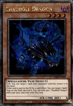 Shaddoll Dragon - Quarter Century Secret Rare 1st Edition RA04-EN228 - YuGiOh - Image 1