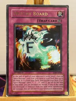 Schicksalstafel LON-088 1st edition Ultra Rare Englisch Poor YUGIOH - Image 1