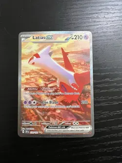 Pokemon TCG Latias EX Surging Sparks Scarlet & Violet Double Rare Card 76/191 - Image 1