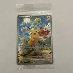 Pikachu 027 Sv: Scarlet & Violet Holo SEALED PROMO Pokemon Card - Image 1