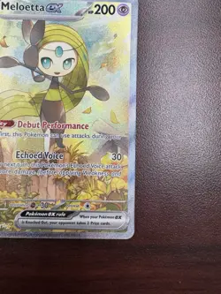 Pokemon TCG Meloetta Ex SIR 167/086 Black Bolt Near Mint Raw Card - Image 5