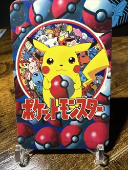 1998 Vintage Exeggcute/Cubone 10 of Diamonds Pokemon Televi-kun Playing Card - Image 4