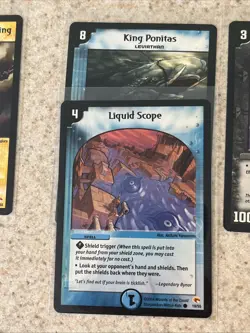 Vintage Duel Masters TCG Card Lot Wizards Of The Coast DM 03 Rampage 7 Cards - Image 3