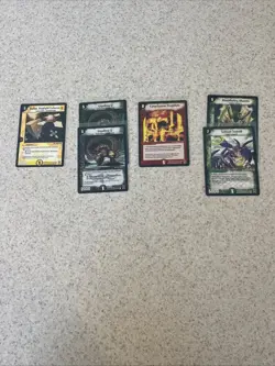 Vintage Duel Masters TCG Card Lot Wizards Of The Coast DM 05 Rampage 6 Cards - Image 1