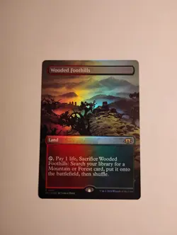 Wooded Foothills (Borderless) Modern Horizons 3 Foil - Image 1