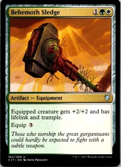 Behemoth Sledge - 162 - Commander 2017 - Magic MTG - LP - Image 1