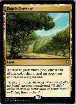 Exotic Orchard - 249 - Commander 2017 - Magic MTG - NM - B3G1 - Image 1