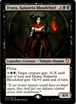 Drana, Kalastria Bloodchief - 112 - Commander 2017 - Magic MTG - LP - Image 1