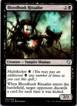 Bloodhusk Ritualist - 101 - Commander 2017 - Magic MTG - LP - Image 1