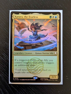 KATARA, THE FEARLESS Foil Rare Avatar: The Last Airbender Near Mint MTG - Image 1
