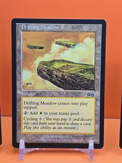 (4) 1998 MAGIC THE GATHERING URZA'S SAGA DRIFTING MEADOW #320 PLAYED - Image 3