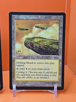 (4) 1998 MAGIC THE GATHERING URZA'S SAGA DRIFTING MEADOW #320 PLAYED - Image 5