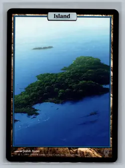 Magic The Gathering Unhinged Island #137/140 Full Art Land MTG TCG CCG - Image 1