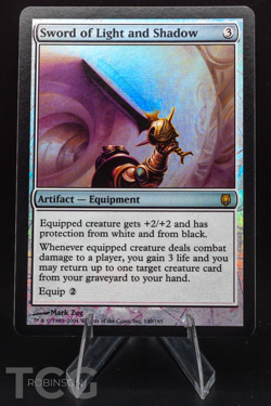 Sword of Light and Shadow - 2004 Magic the Gathering - Darksteel Foil - Image 1