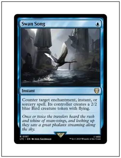 1x Swan Song, Magic the Gathering MTG NM - Image 1