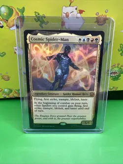 Cosmic Spider-Man, Magic: The Gathering SPM #127 (FOIL) Near Mint - Image 1