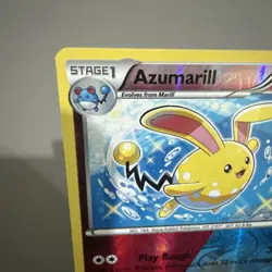 Pokemon TCG Azumarill 77/114 - XY Steam Siege Reverse Holo Shiny 2016 - Image 3