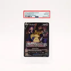 Mimikyu V - TG16/TG30 PSA 10 Brilliant Stars Trainer Gallery Pokemon - GEM MT - Image 1