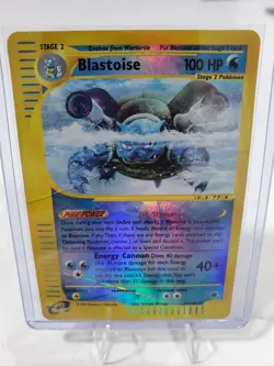 Blastoise 037/165 Expedition Base Set Reverse Holo HP Pokemon TCG - Image 1