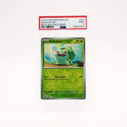 Bulbasaur - 001/165 PSA 9 151 Best Buy Stamped Promo Pokemon - MINT - Image 1