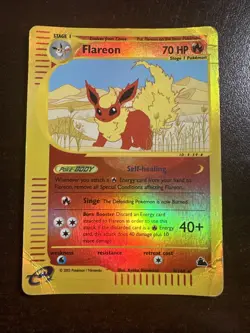 Flareon 8/144 Reverse Holo Rare DMG Pokemon TCG Skyridge DMG - Image 1