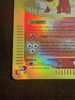 Flareon 8/144 Reverse Holo Rare DMG Pokemon TCG Skyridge DMG - Image 5