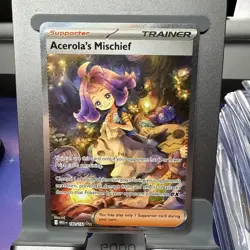 Acerola's Mischief SIR 183/132 Mega Evolution Pokemon TCG - Image 1