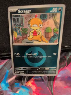 Pokemon TCG Ascended Heroes 134/217 Scraggy Reverse holo Pack Fresh NM - Image 1