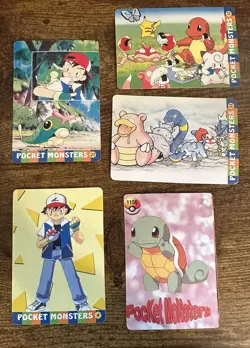 Vintage Pokemon Pocket Monsters Vending Prism Stickers - Image 2