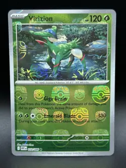 Virizion (Master Ball Pattern) 010/086 Sv: Pokemon White Flare NM - 0046 - Image 1