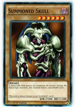 Summoned Skull - YGLD-ENA06 - Common - 1st Edition - Lightly Played - Image 1