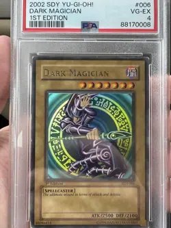 Konami Dark Magician SDY-006 Starter Deck: Yugi 1st Edition Ultra Rare PSA - Image 1