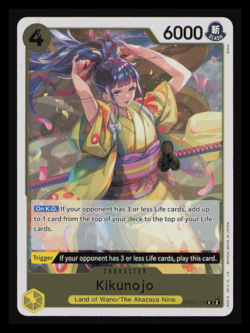 Kikunojo OP06-104 One Piece Wings Of The Captain English NM TCG - Image 1