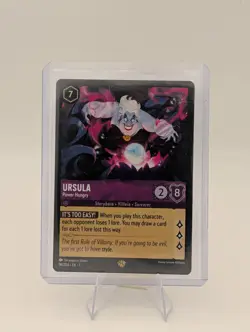 Disney Lorcana TCG First Chapter Ursula Power Hungry NM Legendary 59/204 - Image 1