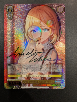 Weiss Schwarz Detective Watson Amelia SSP Hololive HOL/W104-008SSP FOIL - Image 1