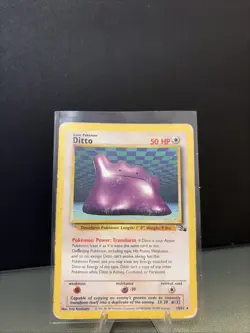 Ditto 18/62 - Fossil Non-holo Rare - Unlimited - Pokemon TCG - Image 1