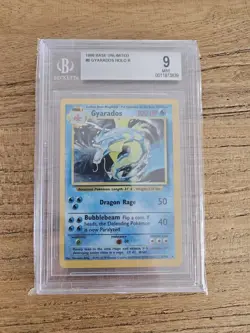 Gyarados Holo 1999 Pokemon Base Set Unlimited 6/102 WOTC Vintage Card TCG BGS 9 - Image 1