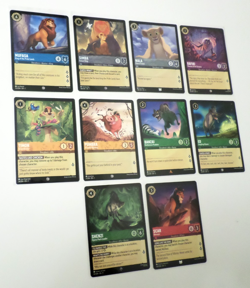 Disney Lorcana Theme Lot- The Lion King Theme Lot Of 10 Cards - Image 2